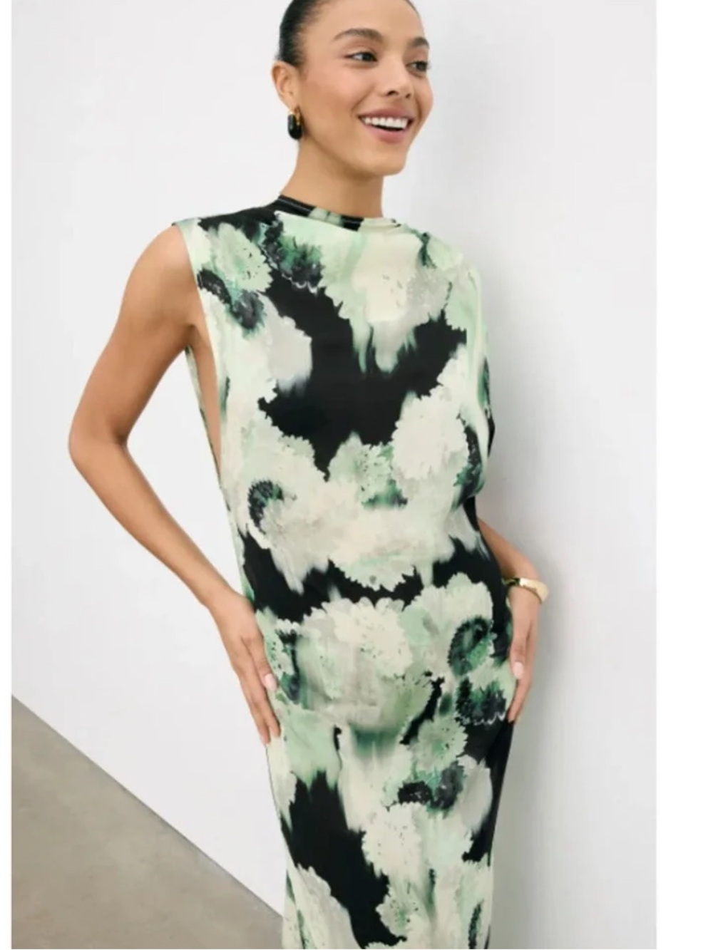 Asymmetric Rodebjer Maxi Formal Dress - Picture 2 of 9